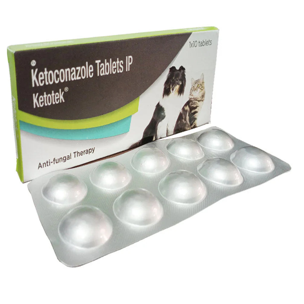 Ek Tek Ketotek Tablet (Ketoconazole) for Dogs and Cats