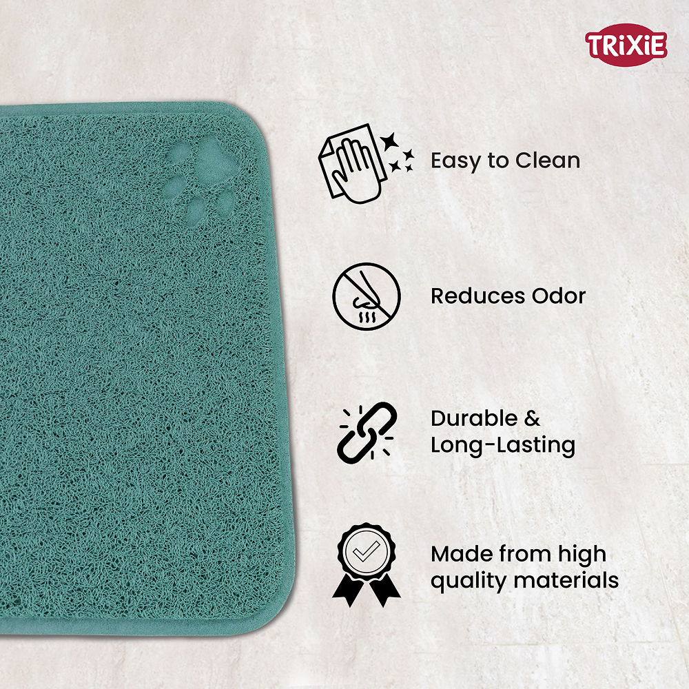 Trixie litter Tray Mat for Cats (Sage) image 2