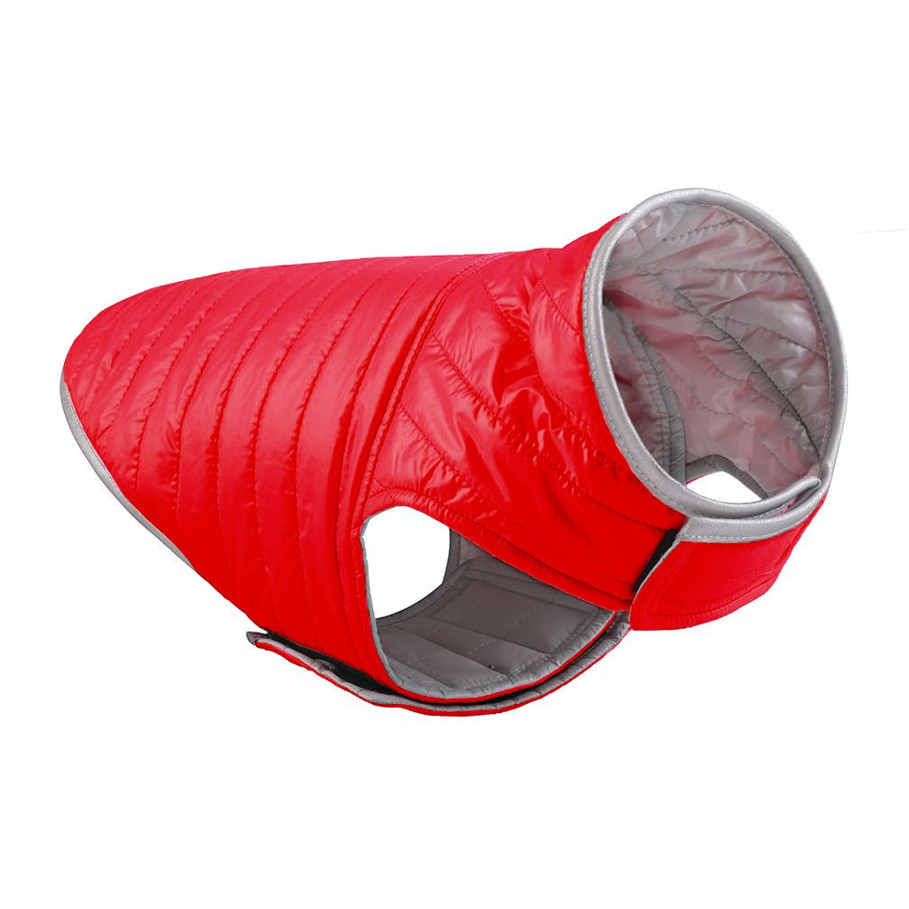 Talking Dog Club Double Trouble Reversible Jackets for Dogs (Red/Sliver) image 5