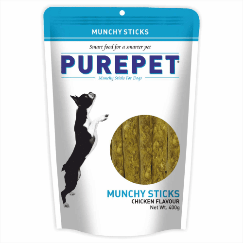 Purepet Chicken Flavor Munchy Sticks Dog Treats image 7