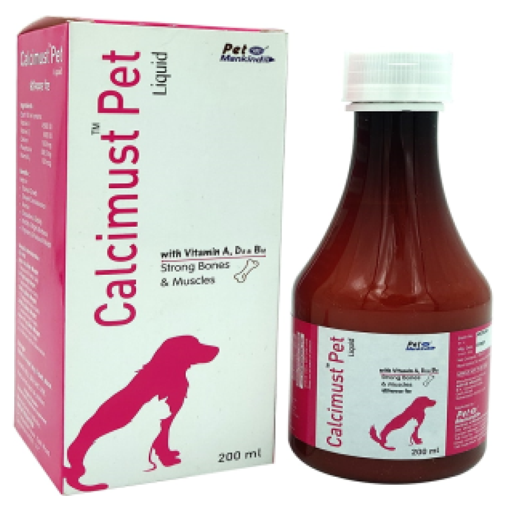 Mankind Calcimust Syrup Calcium Supplement for Dogs and Cats (200ml) image 5