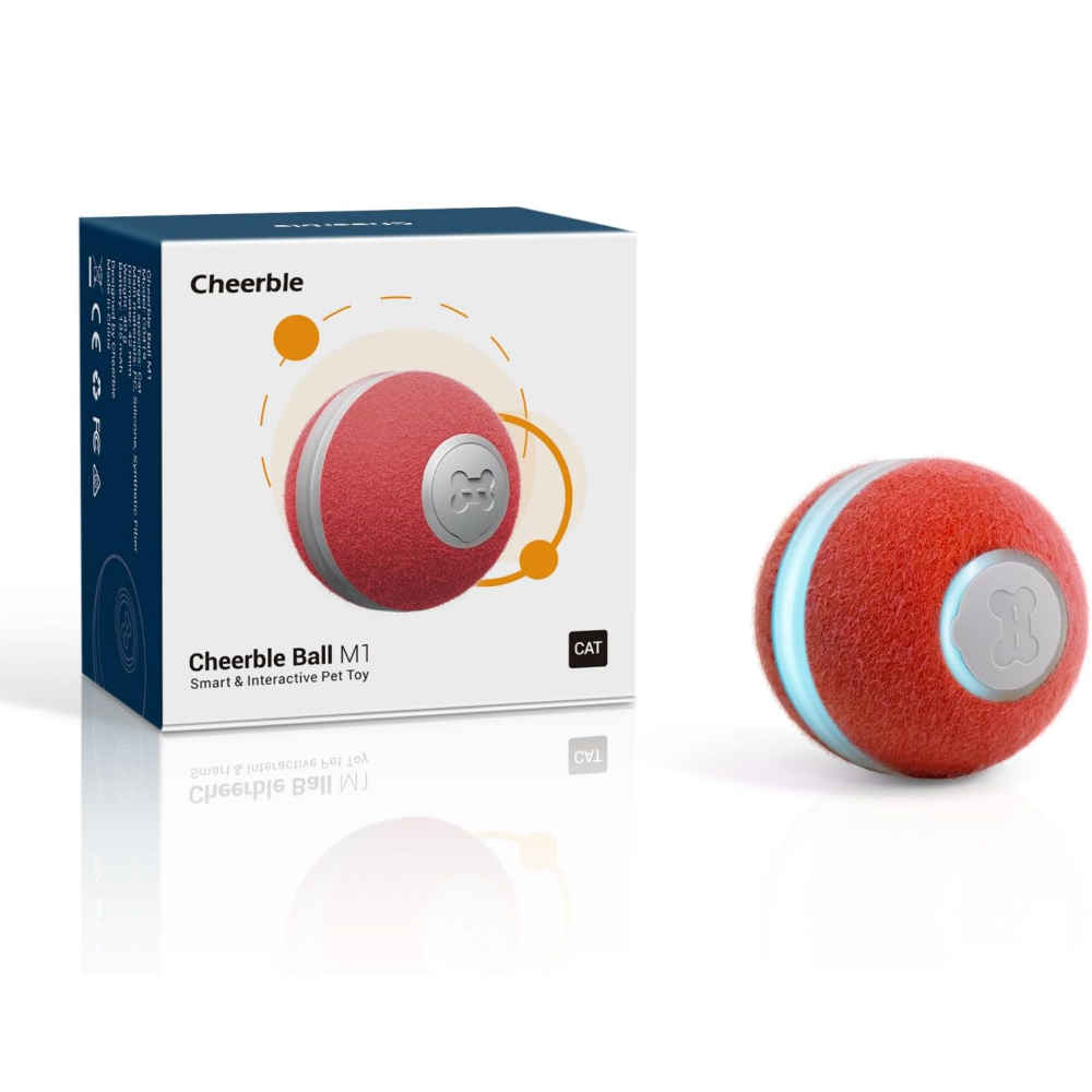Cheerble Electronic Ball Toy for Cats (Red) image 3