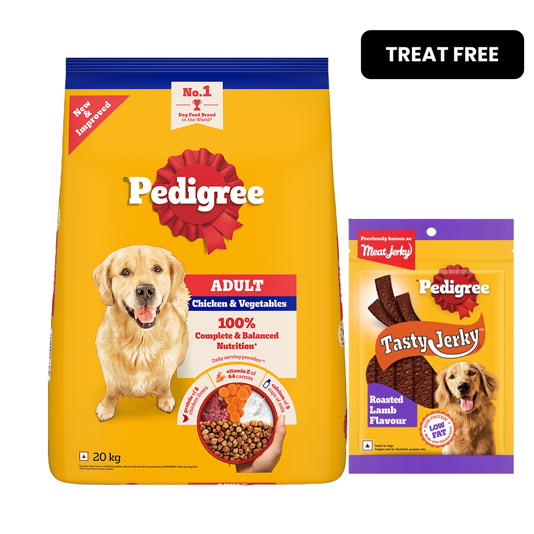 Pedigree Chicken and Vegetables Adult Dog Dry Food image 2