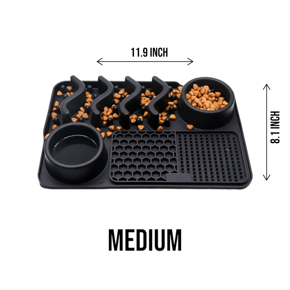 Talking Dog Club Lickables Lick Mat for Dogs and Cats (Black) image 7