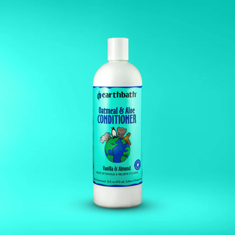 EarthBath Oatmeal & Aloe Conditioner Vanilla & Almond for Dogs and Cats image 7