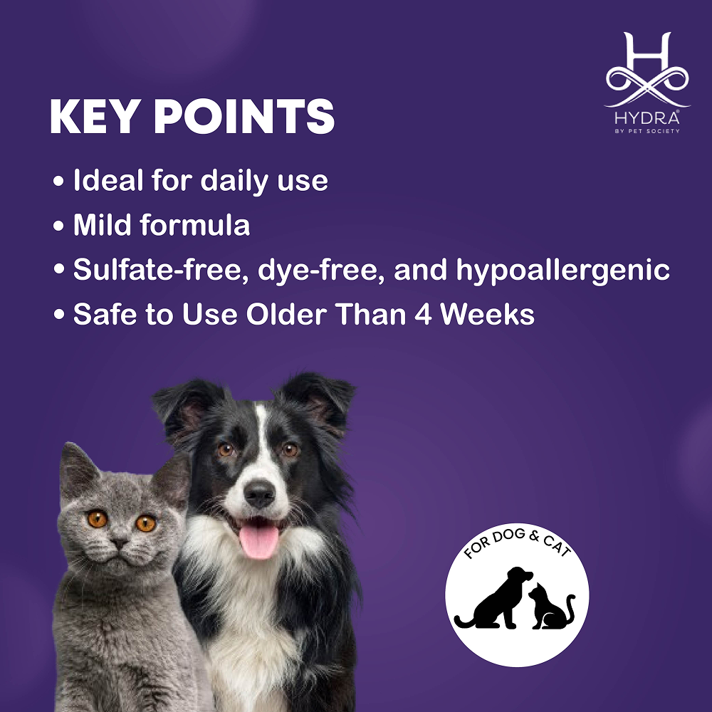 Hydra Groomers Extra Soft Facial Ultra Gentle Face & Body Shampoo for Cats & Dogs image 4
