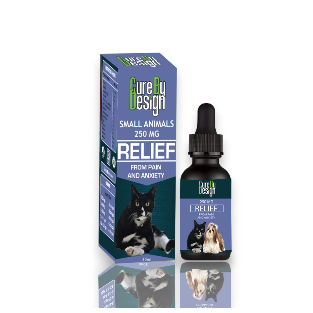 Cure By Design 250mg Relief Oil for Small Animals image 5