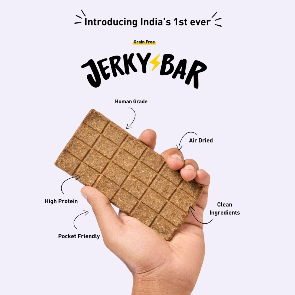 Homiee & Ginger Air Dried Grain Free Mutton Jerky Bar Dog Treats image 2