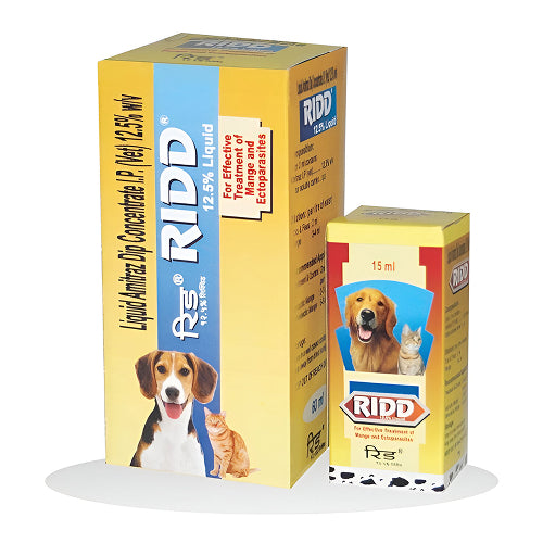 Petcare Ridd (amitraz) Anti Tick & Flea Solution For Dogs image 4