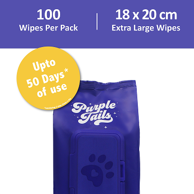 Purple Tails Canada Unscented Wipes for Dogs image 6