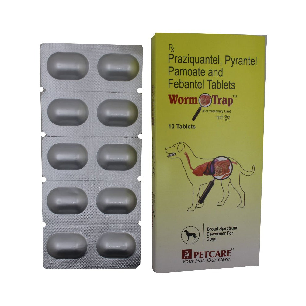 Petcare Worm Trap Dewormer Tablet for Dogs