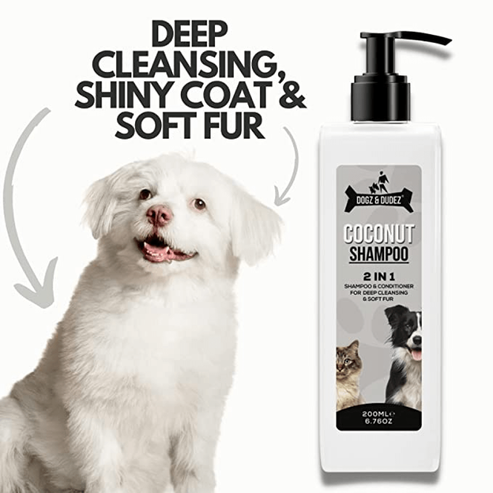 DOGZ & DUDEZ Coconut Shampoo for Dogs and Cats image 5