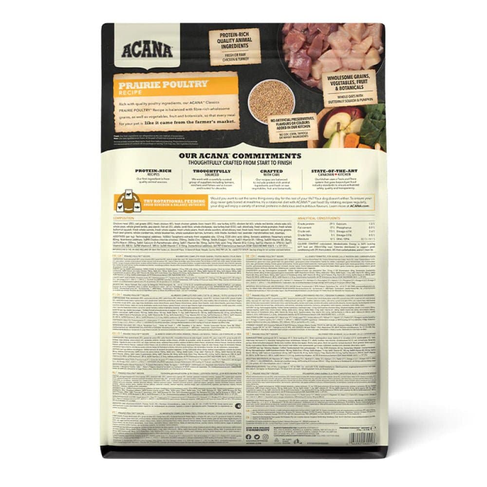 Acana Classic Prairie Poultry Dog Dry Food (All Breeds and Ages) image 2
