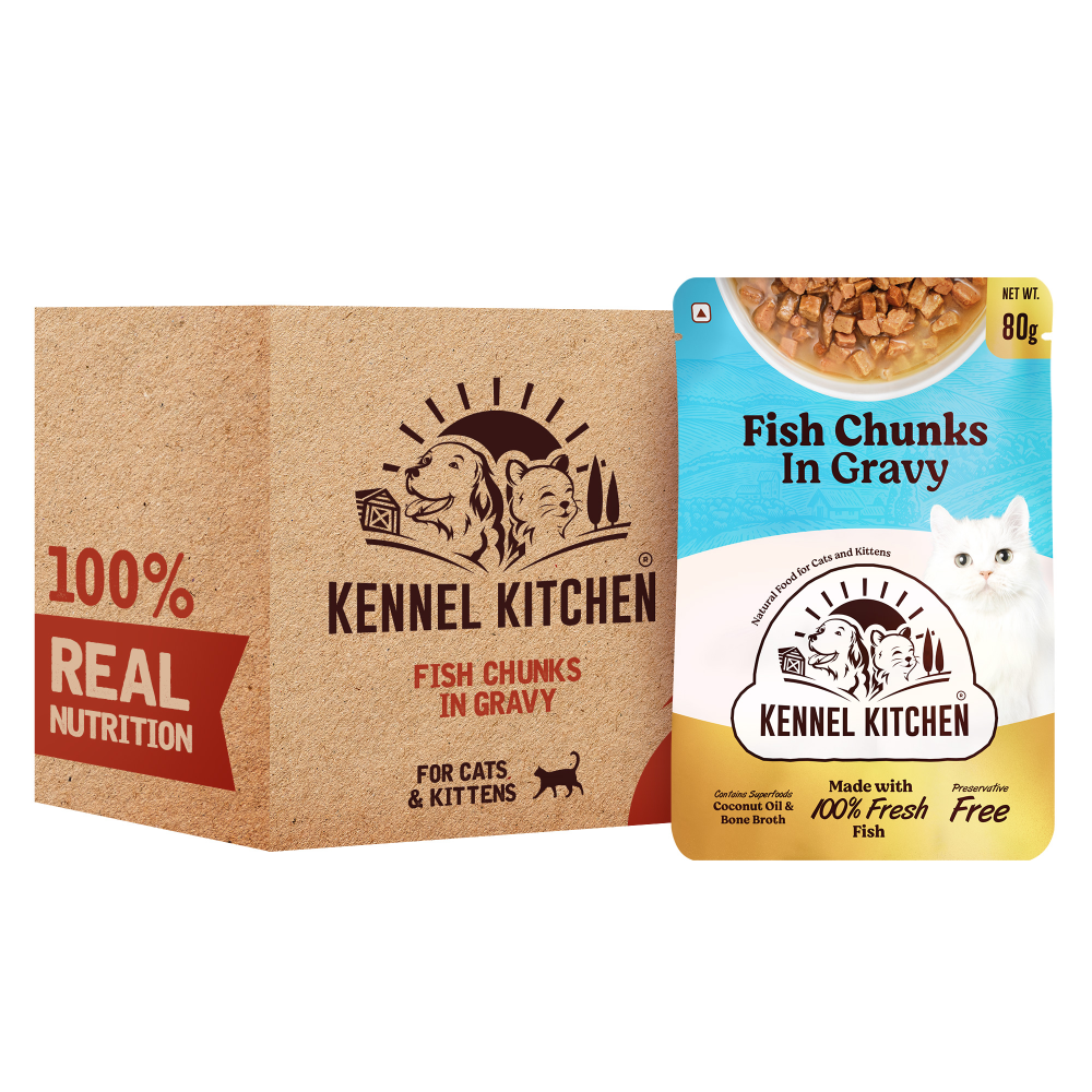 Kennel Kitchen Fish Chunks in Gravy Kitten and Adult Cat Wet Food (All Life Stage) image 10