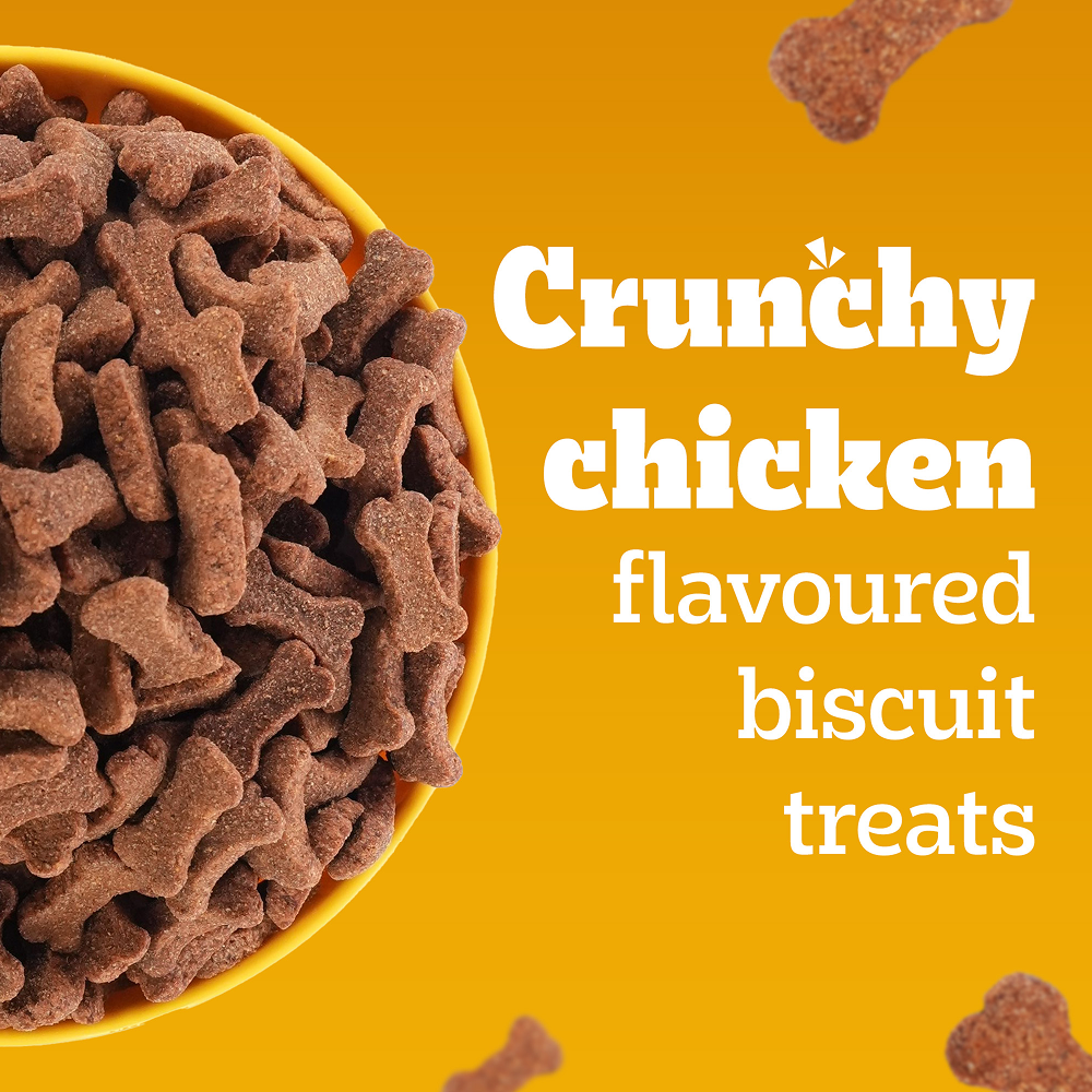 Pedigree Chicken Flavour Biscrok Biscuits Dog Treats (900g) image 4