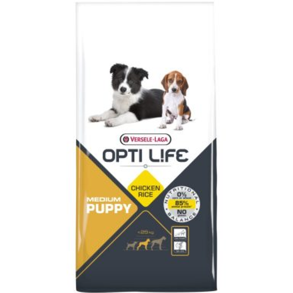 Versele Laga Opti Life Chicken & Rice Medium Dry Puppy Food