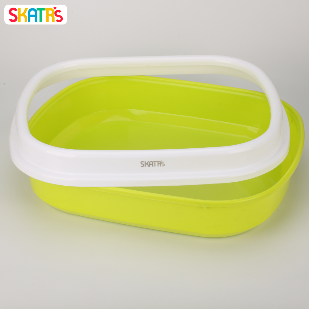 Skatrs Litter Tray for Cats (Green) image 4