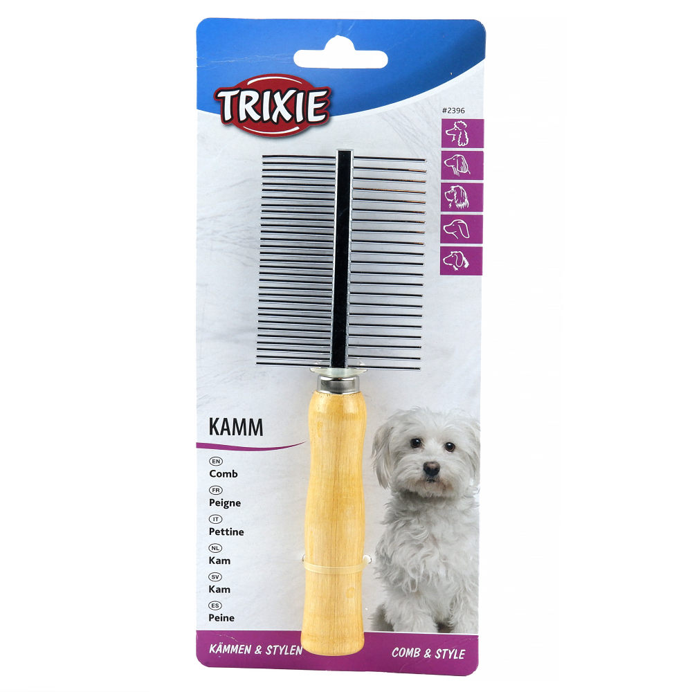 Trixie Double Sided Comb for Dogs and Cats image 4