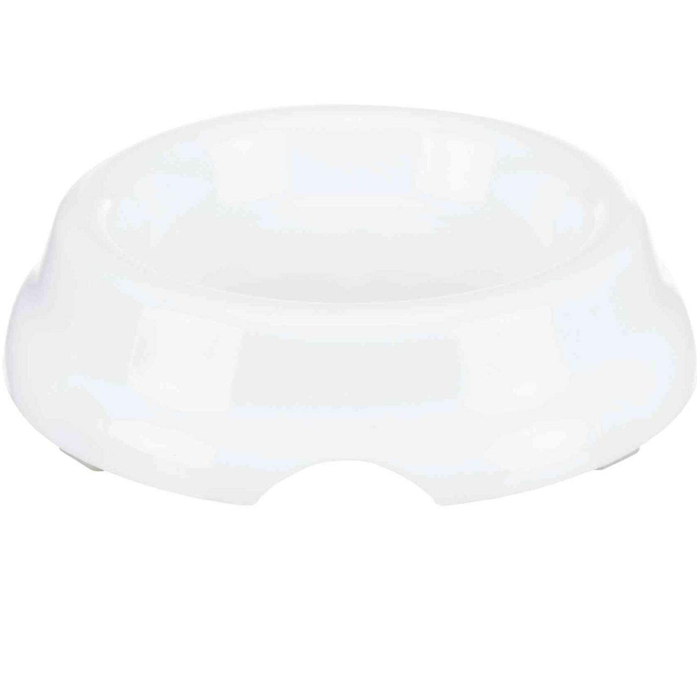 Trixie Non Slip Plastic Bowl for Cats (White)