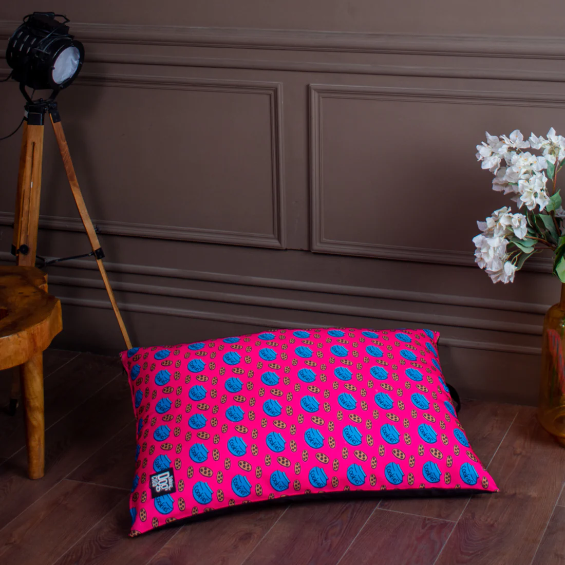 Talking Dog Club Cookie Dream Pillow Bed for Dogs and Cats (Pink) image 3