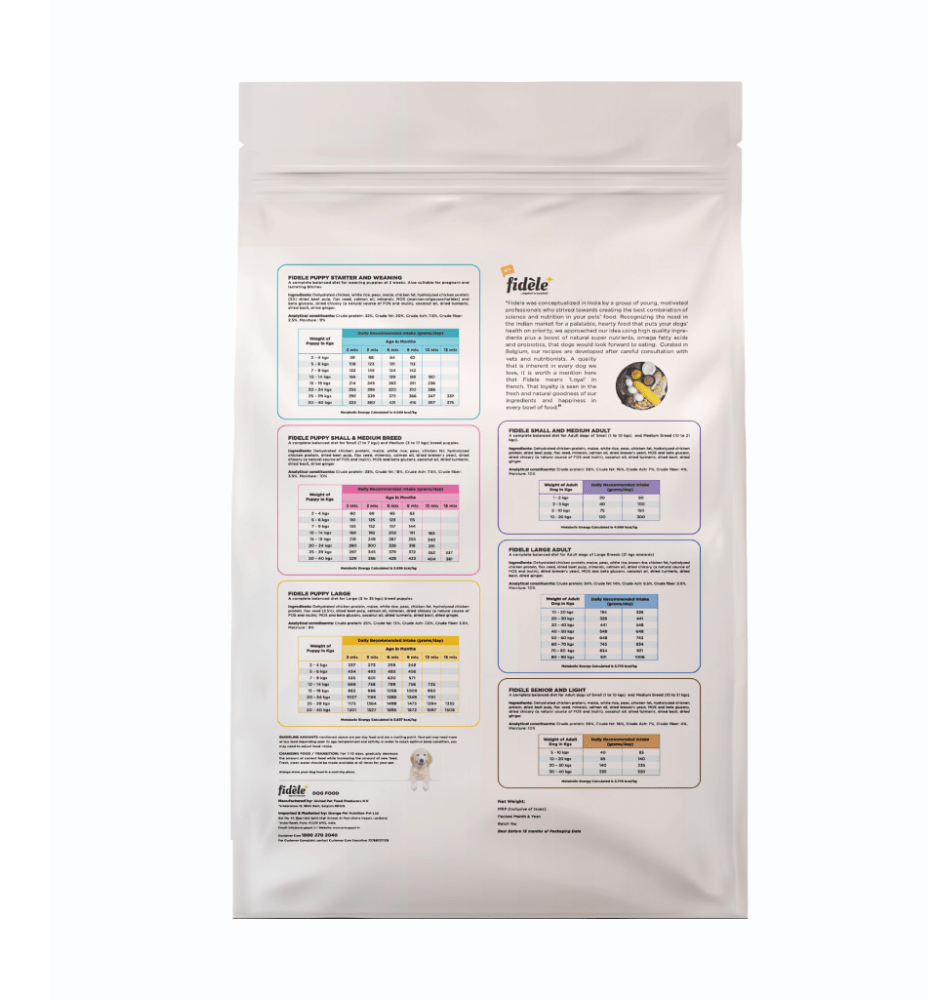 Fidele Plus Small and Medium Puppy Dry Food image 7