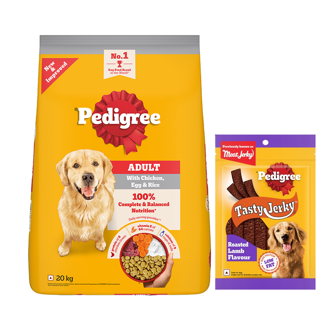 Pedigree Chicken, Egg and Rice Adult Dog Dry Food