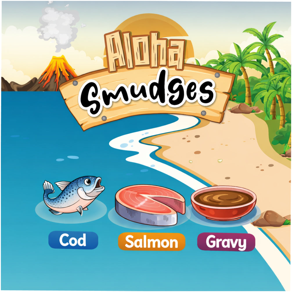 Aloha Smudges Cod and Salmon in Gravy Adult Cat Wet Food image 9