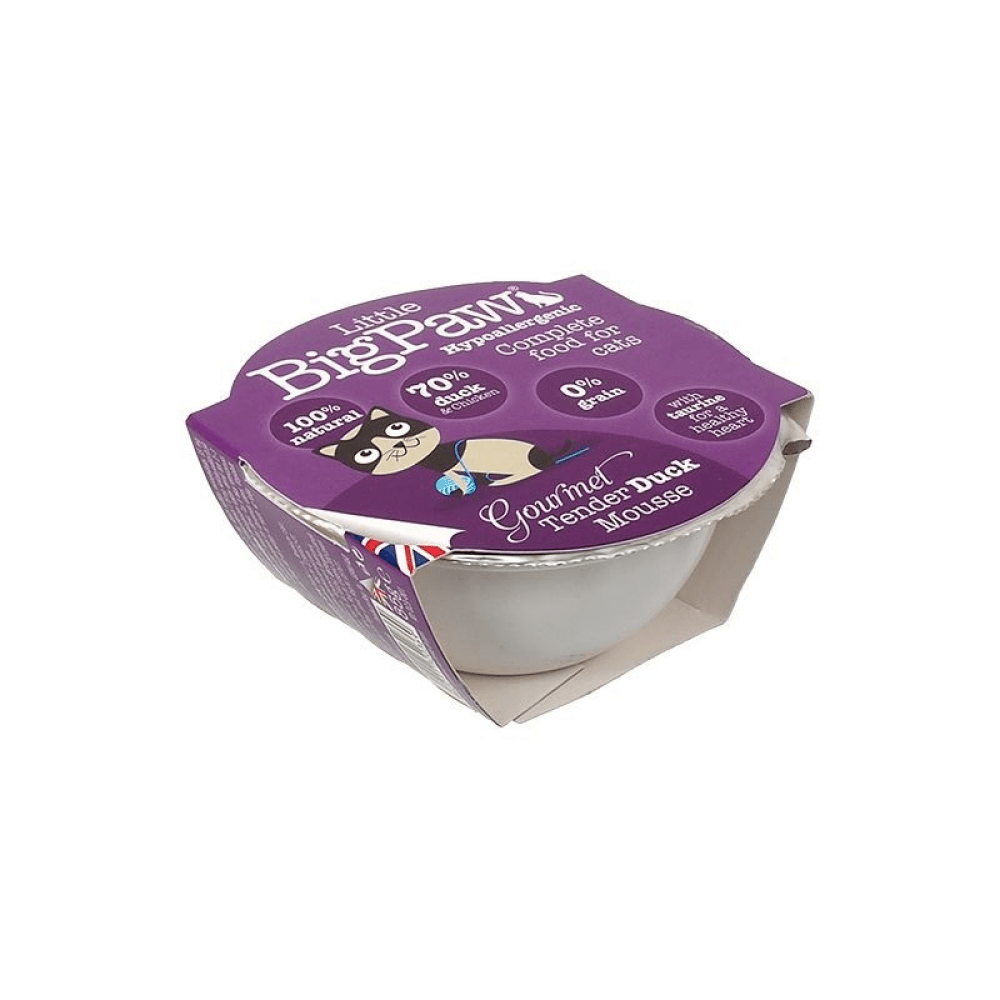 Little Big Paw Tender Duck Mousse Cat Wet Food image 2