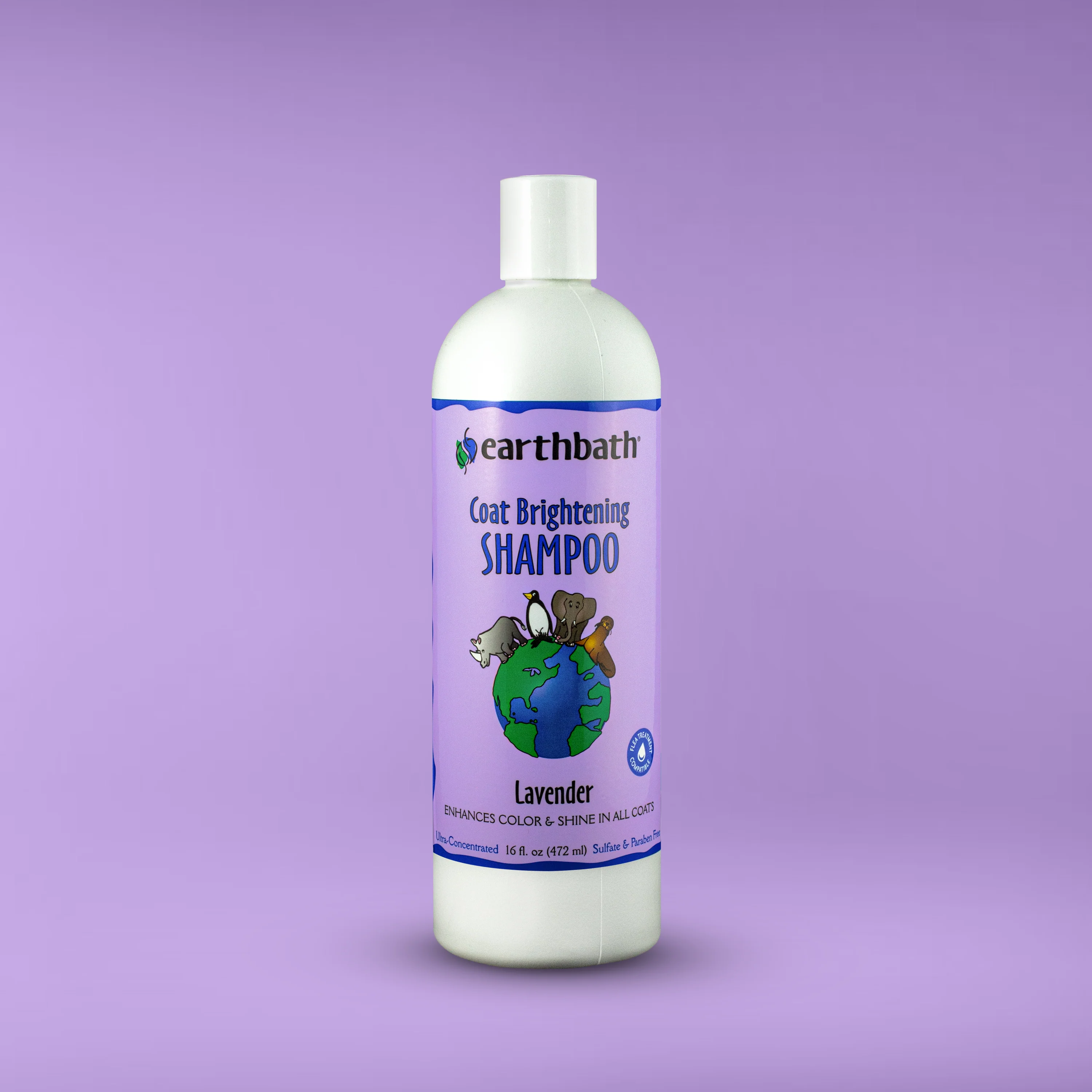 EarthBath Lavender Coat Brightening Shampoo for Dogs and Cats