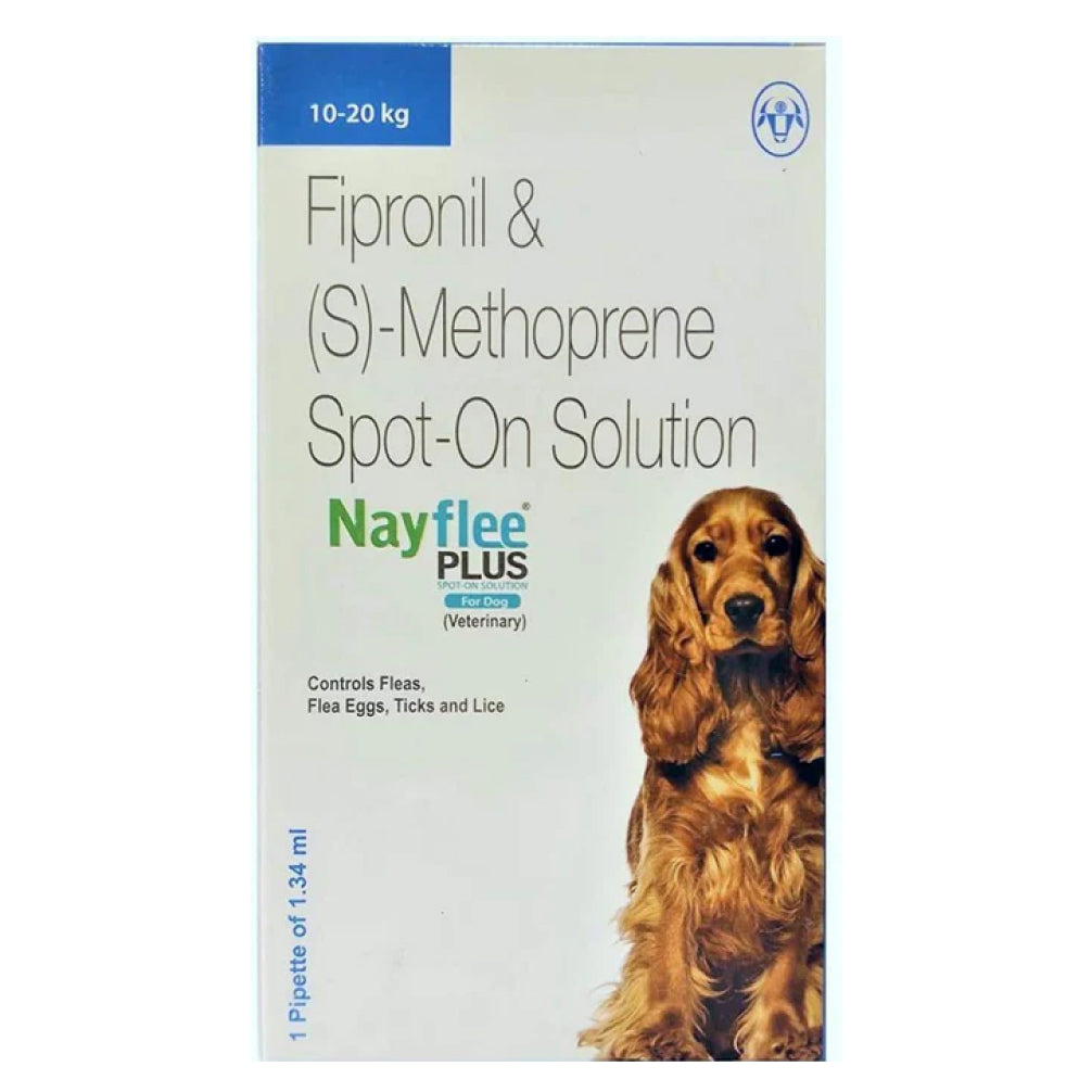 Intas Nayflee Plus Tick & Flea Spot On Dogs image 4