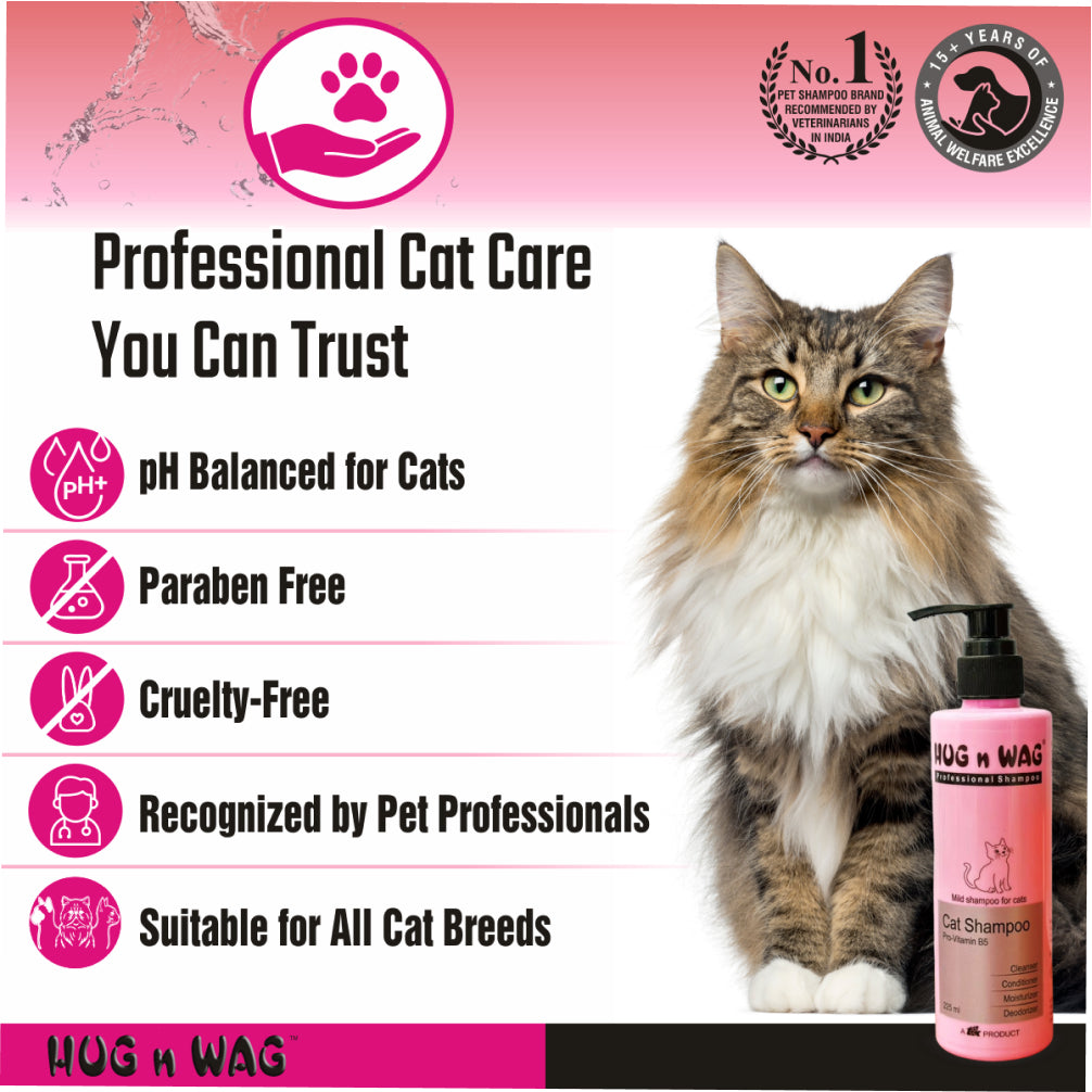 Ttk Hug n Wag Professional Mild Cat Shampoo with Pro Vitamin B5 image 7