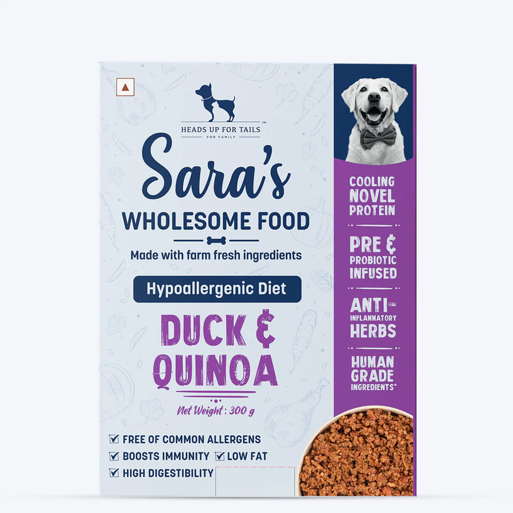 HUFT Sara's Wholesome Hypoallergenic Diet Duck & Quinoa Dog Wet Food image 1