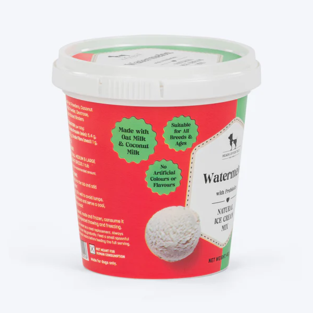 HUFT Watermelon with Prebiotics Natural Ice Cream for Dogs image 6