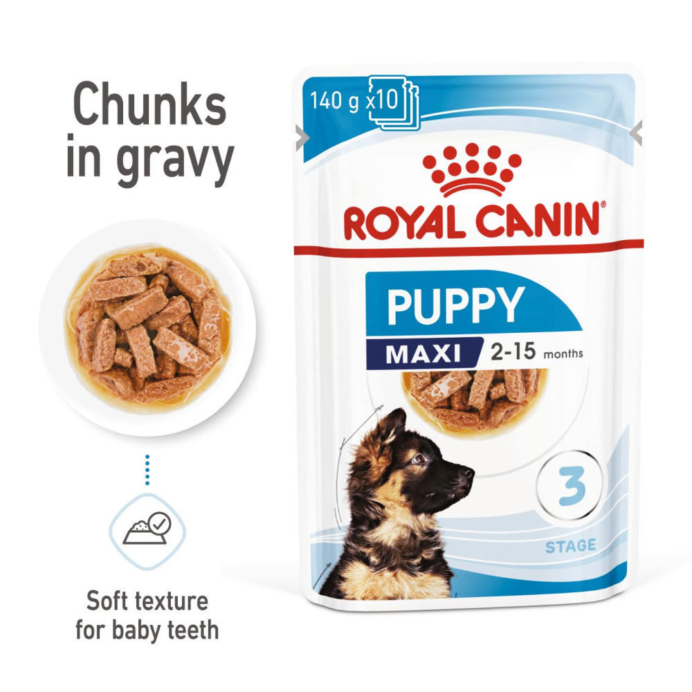 Royal Canin Maxi Puppy Dog Wet Food image 3
