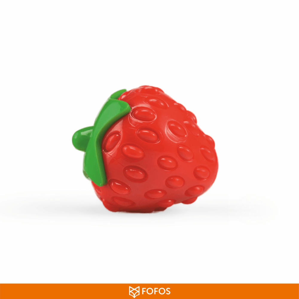 Barkbutler x Fofos Silence Strawberry Squeaky Chew Toy for Dogs image 2