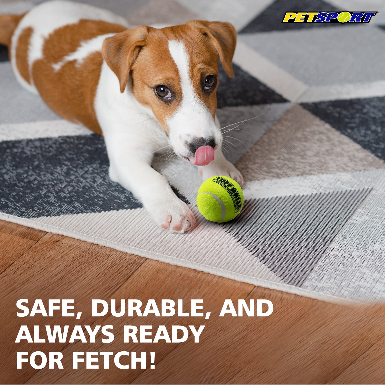 PetSport Tuff Balls Toy for Dogs (Yellow) image 5