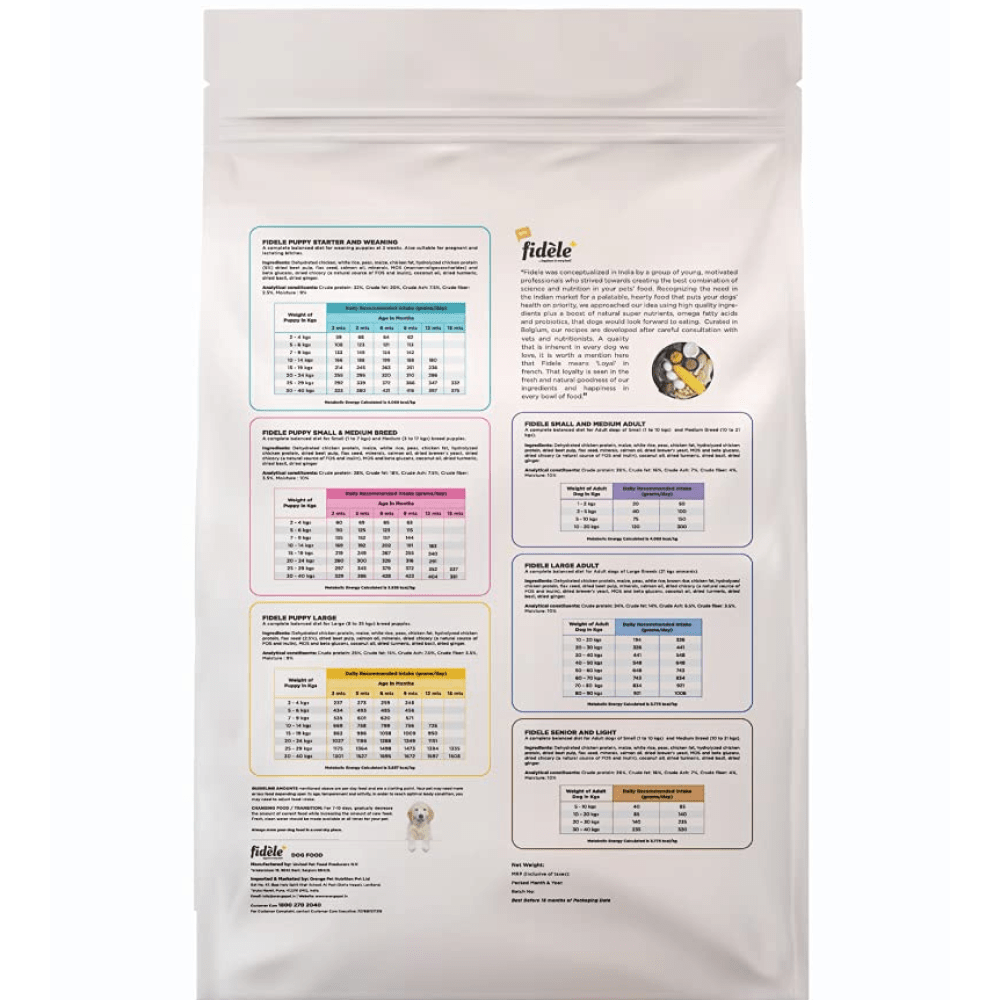 Fidele Plus Adult Small & Medium Dog Dry Food image 4