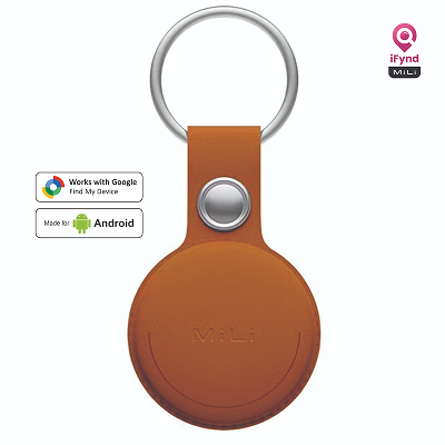 Mitag Go Anti Loss Device with Keychain Tracker (Brown) | Android image 2