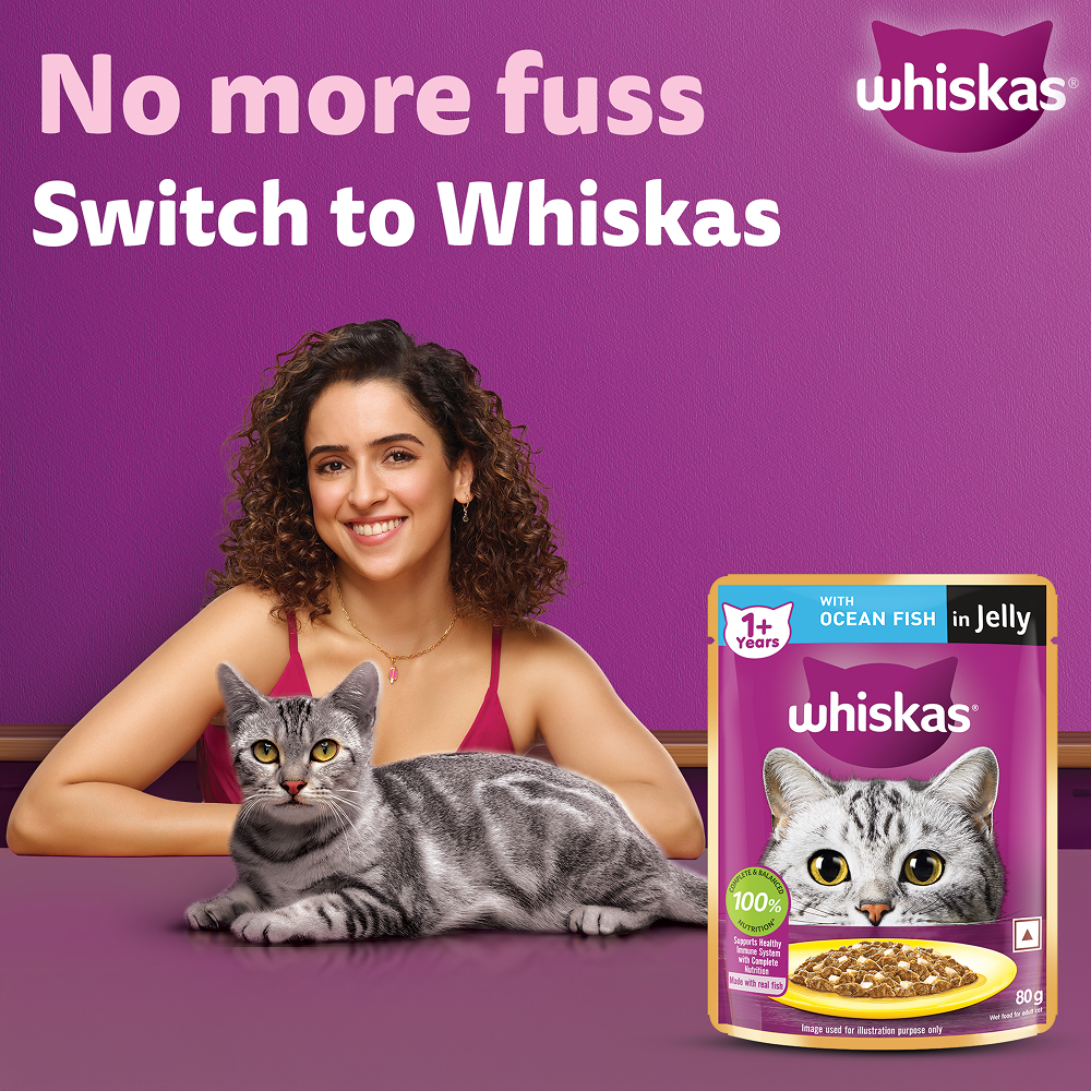 Whiskas Ocean Fish Adult Cat Wet Food image 4