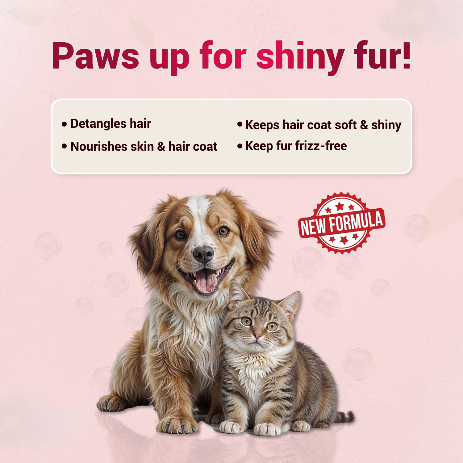 Natural Remedies Shine Me Up Advanced Hair Serum for Dogs and Cats image 5