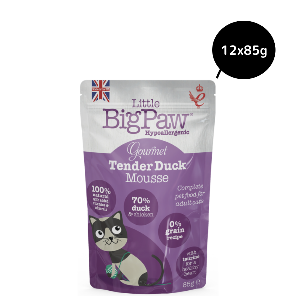 Little Big Paw Tender Duck Mousse Cat Wet Food image 10