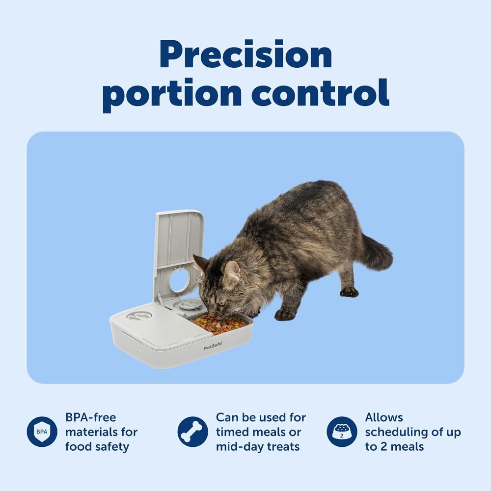 PetSafe 2 Meal Automatic Pet Feeder for Dogs and Cats image 5