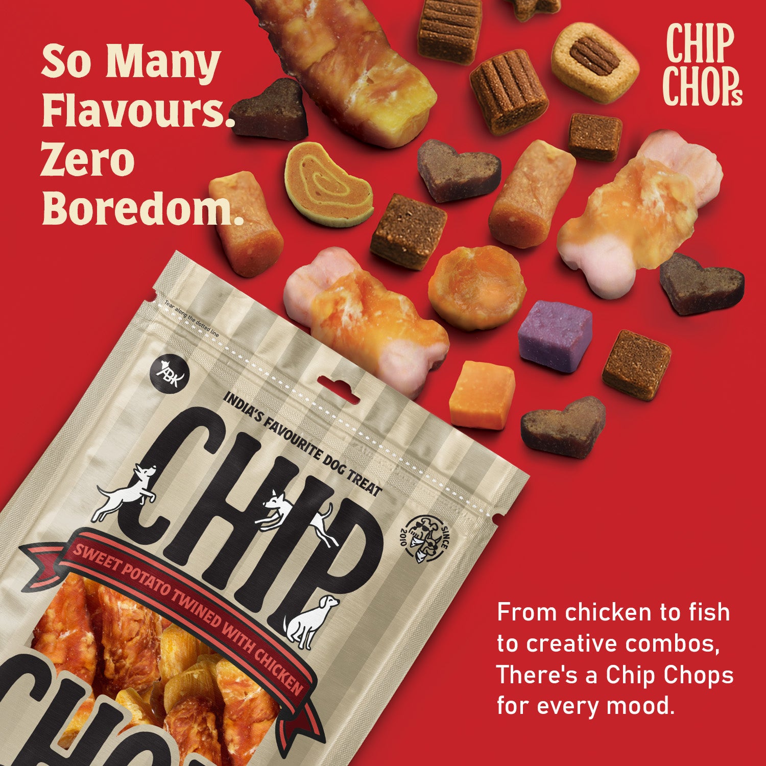 Chip Chops Sweet Potato Chicken Dog Treats image 2