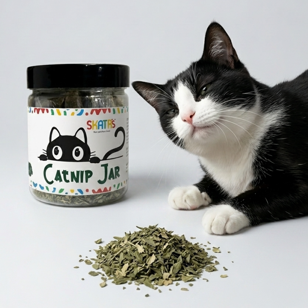 Skatrs Catnip Jar for Cats