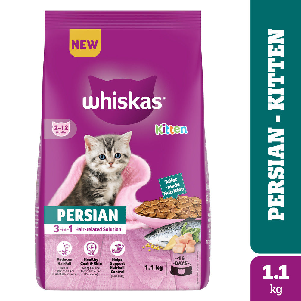 Whiskas (2 to 12 months) Persian Kitten Cat Dry Food image 6