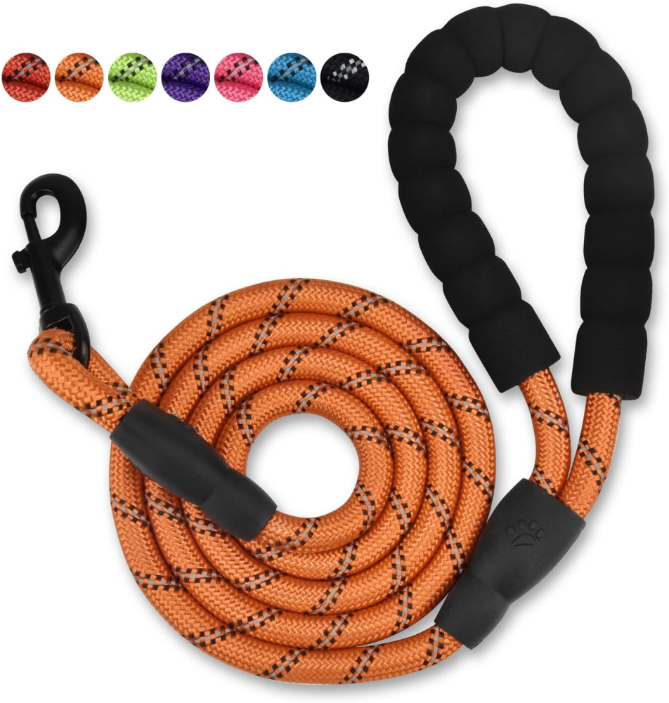 Pet Vogue Reflective Rope Leash for Dogs (Orange) image 7