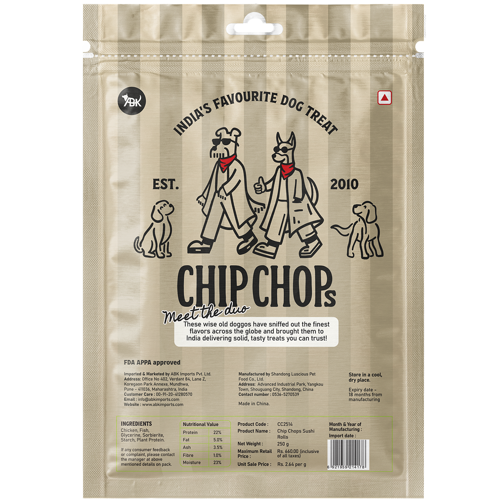 Chip Chops Sushi Rolls Dog Treats image 9