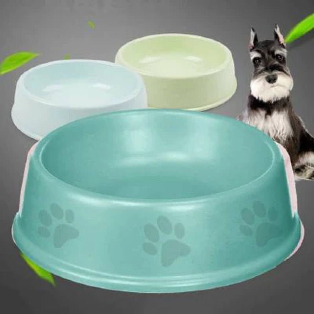 Emily Pets Single Round Bowl dog food bowls for Dogs and Cats (Green) image 2