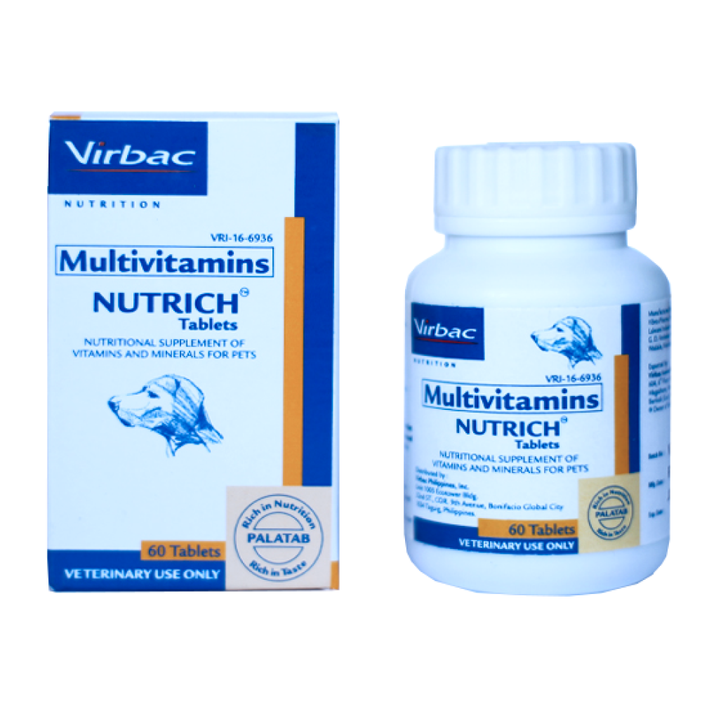 Virbac Nutrich Multi Vitamin Tablets for Dogs and Cats image 3