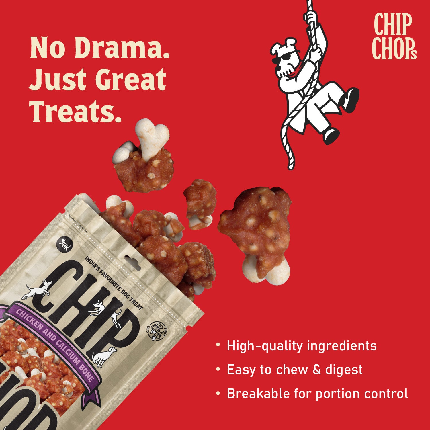Chip Chops Chicken and Calcium Bone Dog Treats image 5